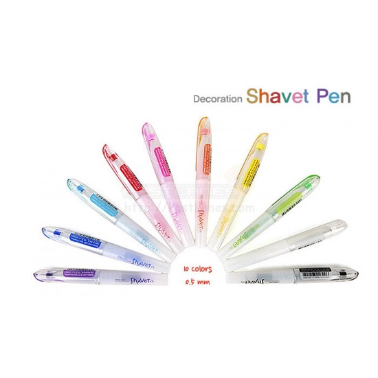 Shavet Pens [10 Colours Set]