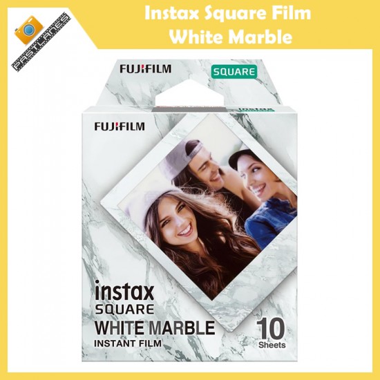 Fujifilm Instax SQUARE Film (White Marble)