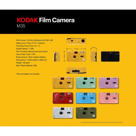 Kodak M35 Film Camera + FREE Pouch
