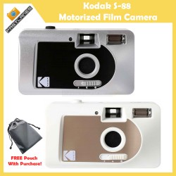 Kodak S-88 Motorized Film Camera + FREE Pouch