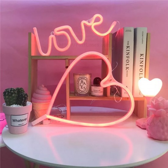 LOVE Heart LED Neon Decorative Light