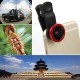 Universal 3 In 1 Wide Angle, Macro, Fisheye Lens For Mobile Phone