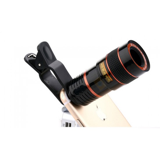 Universal Telephoto Zoom Lens For Mobile Phone