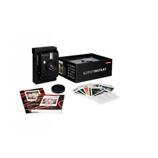 Lomo'Instant (Black) +FREE Closeup Lens +FREE Extra Color Gel  +FREE Strap