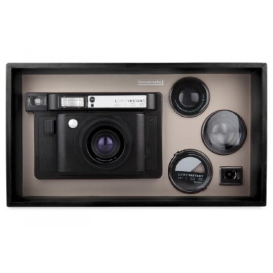 Lomo'Instant Wide Black + Lenses