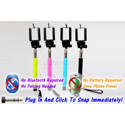 Handheld Monopod With Snap Control For Selfie