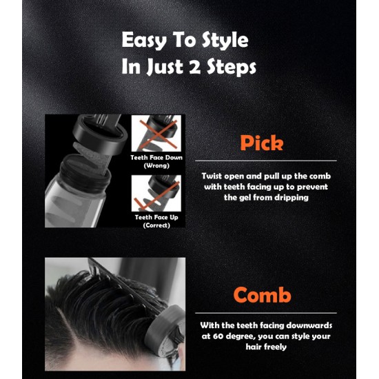 One Comb Hair Styling Gel