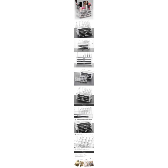 Acrylic Storage Drawer Organizer