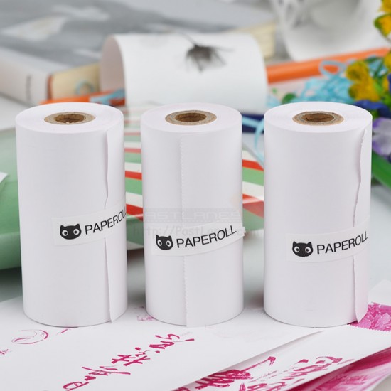 Original Paperang Pink Thermal Paper (3 Rolls) For Paperang / Comicam / Peripage / Receipt Printer