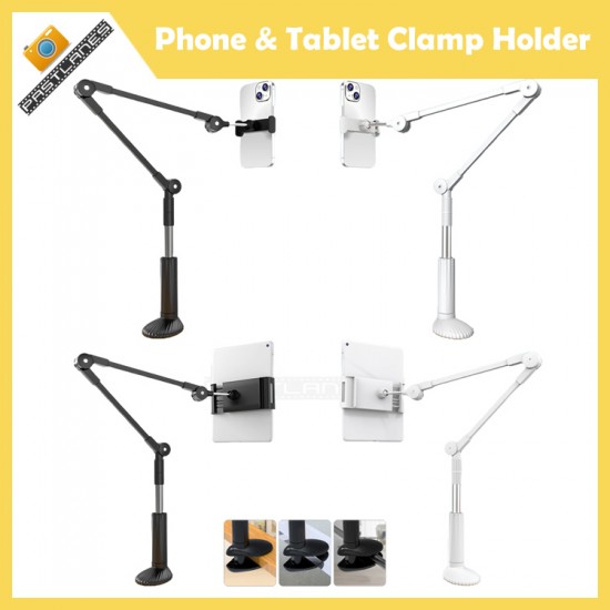 Phone & Tablet Holder Clamp Stand
