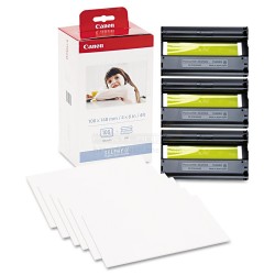 Canon KP-108IN Color Ink Photo Paper Set For Selphy Printer