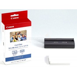 Canon KC-36IP Color Ink Photo Paper Set For Selphy Printer