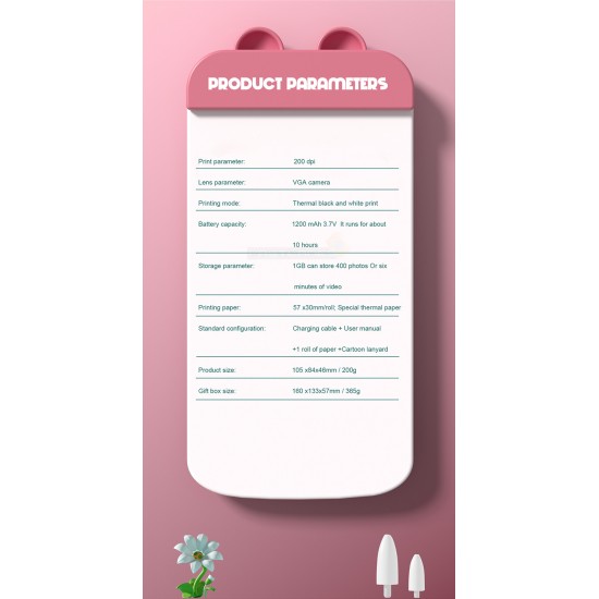 Thermal Print Instant Camera