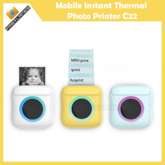 Mobile Instant Photo Thermal Printer C22