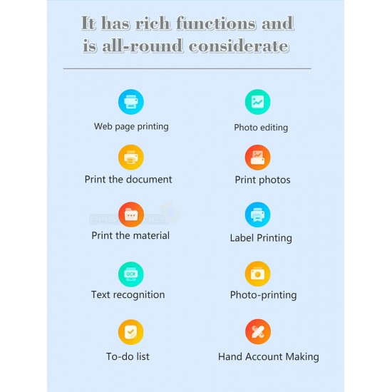 Mobile Instant Photo Thermal Printer C22