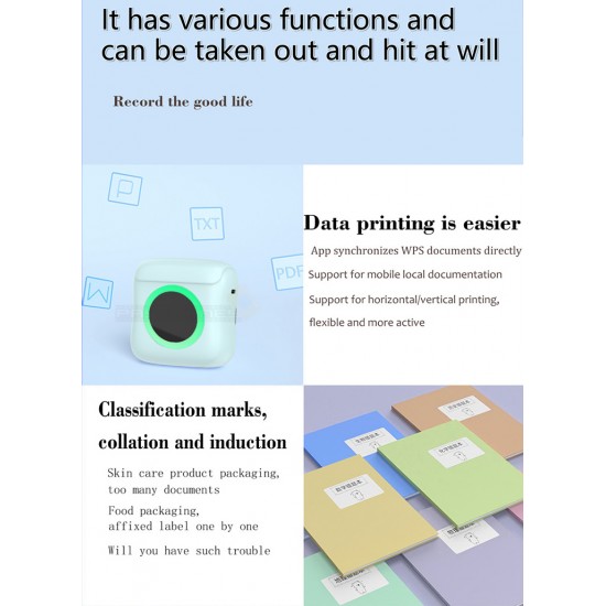 Mobile Instant Photo Thermal Printer C22
