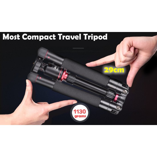 Nimble NB238 Lightweight Compact Professional Travel Tripod