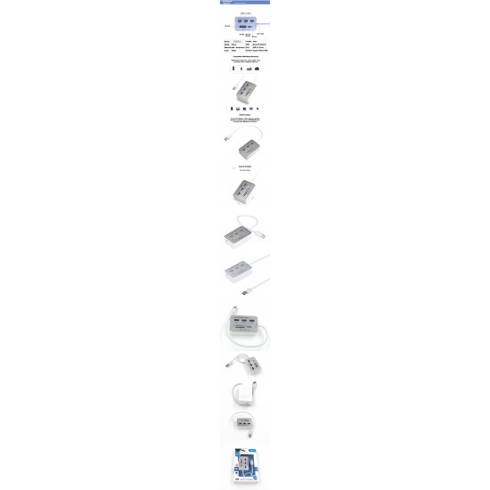 USB 3.0 Card Reader + USB Hub