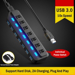 7 Ports USB 3.0 Hub