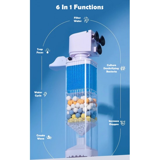 Yee Fish Tank Water Filter Air Pump