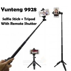 Yunteng 9928 Selfie Stick Tripod With Bluetooth Remote Shutter Control