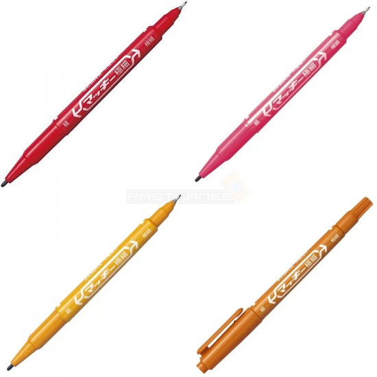 Zebra Mackie Care Permanent Marker Pen MCF-12 (12 Colors)